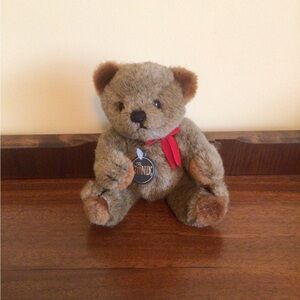 Gund Bear with Red Bow